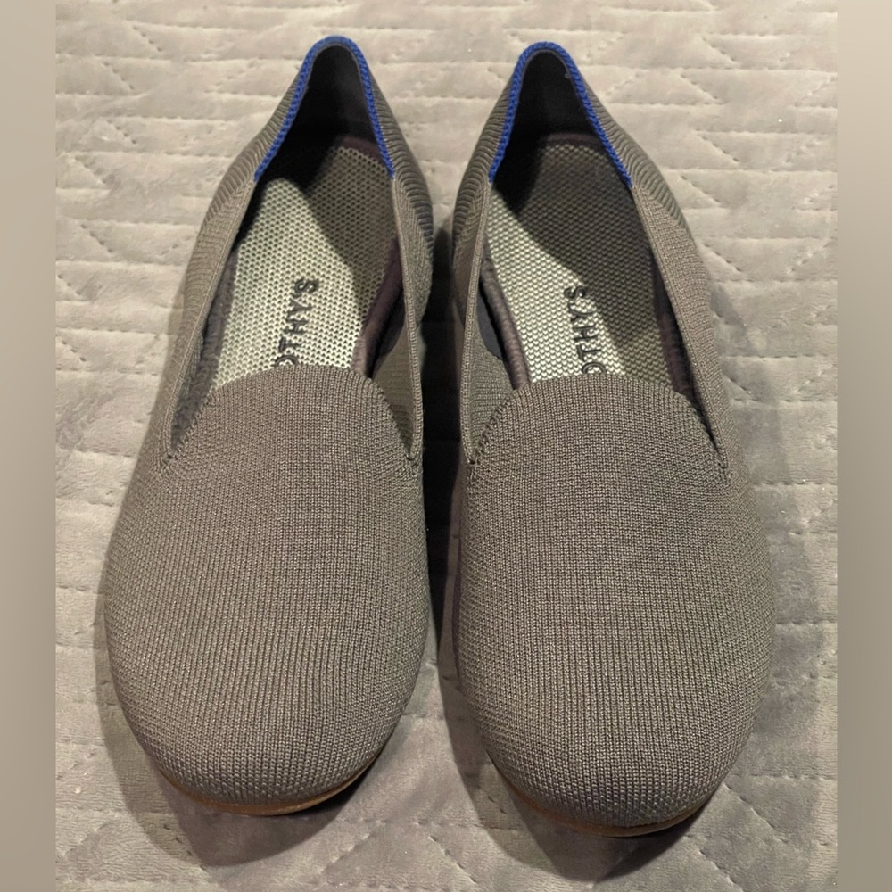 Rothy’s slip on‎ womens size 8.5 gray pre-owned condition